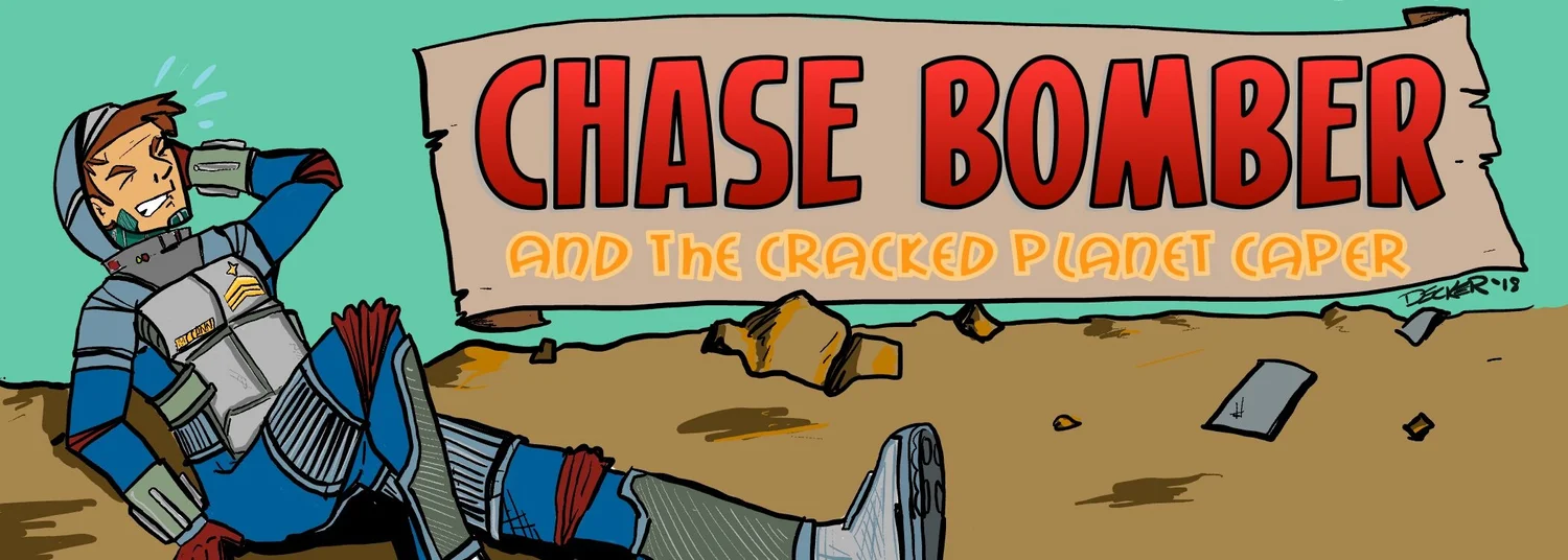 Chase Bomber of the Galactic Patrol — Title Card