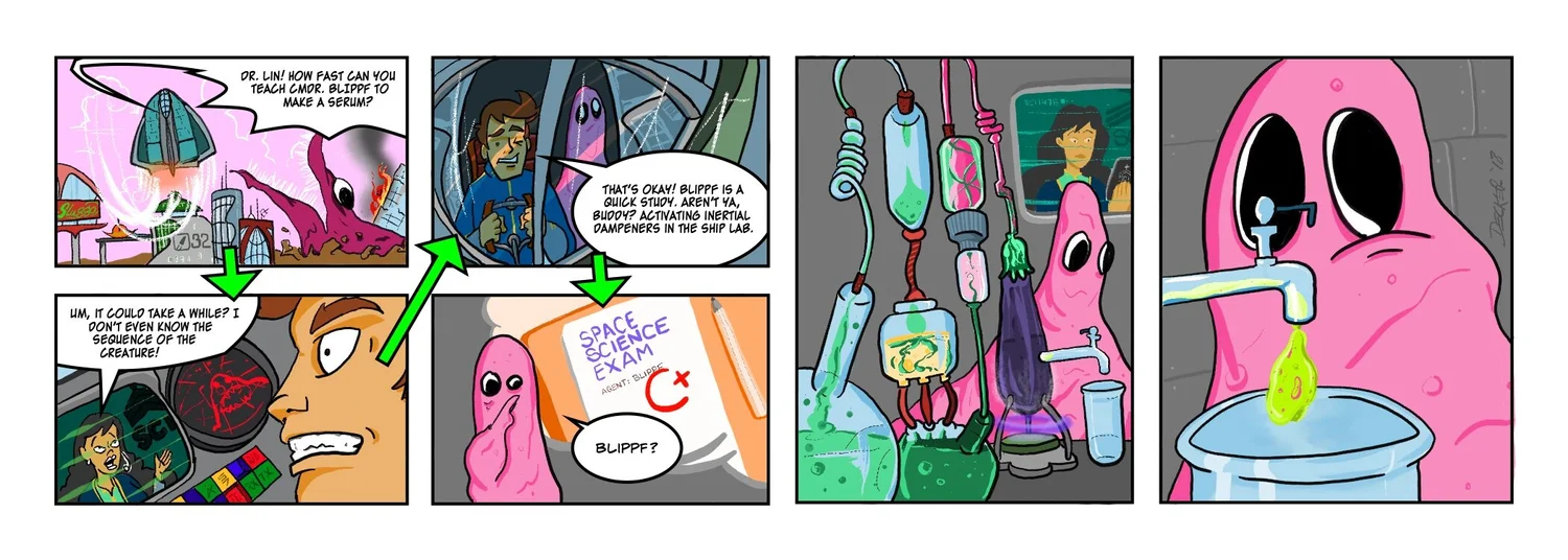 Chase Bomber of the Galactic Patrol — Chase Bomber — Episode 001, Page 17