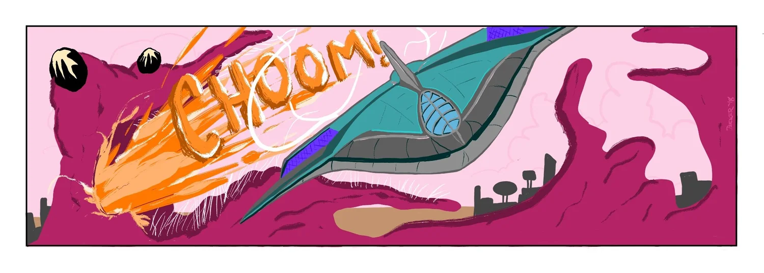 Chase Bomber of the Galactic Patrol — Chase Bomber — Episode 001, Page 19