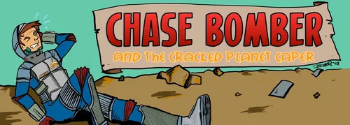 Chase Bomber of the Galactic Patrol — Chase Bomber — Title Card